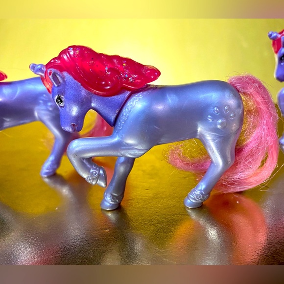 LITTLEST PET SHOP 90’s MCDONALD’S TOYS PONY UNICORN ACTION FGURE BUNDLE OF 3 - Picture 8 of 10